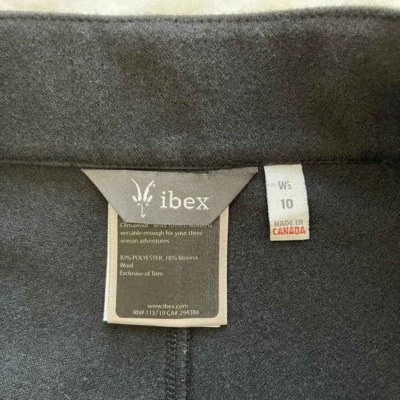 Ibex Climawool Lite Wool Pants Womens 10 Merino Soft Shell Hiking Snow Ski - Picture 9 of 13